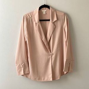 Blush pink blouse